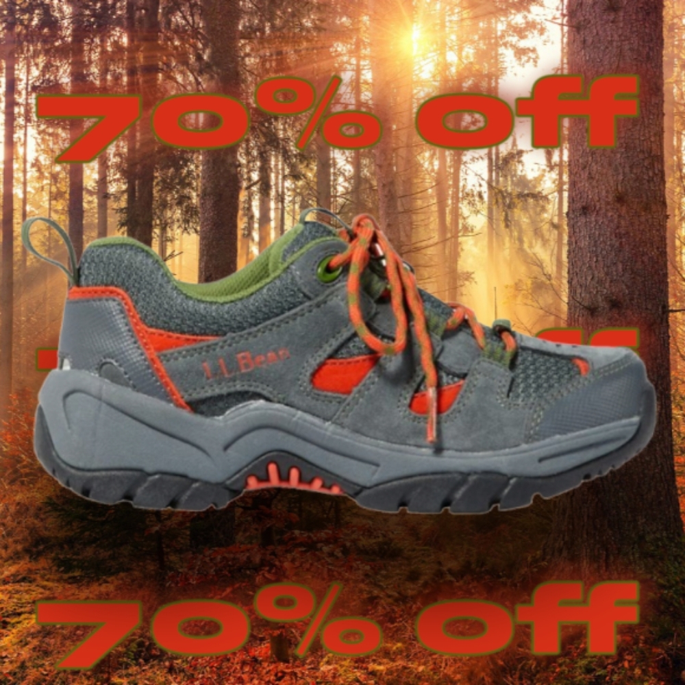 LL BEAN Kids' Trail Model Hikers, Low